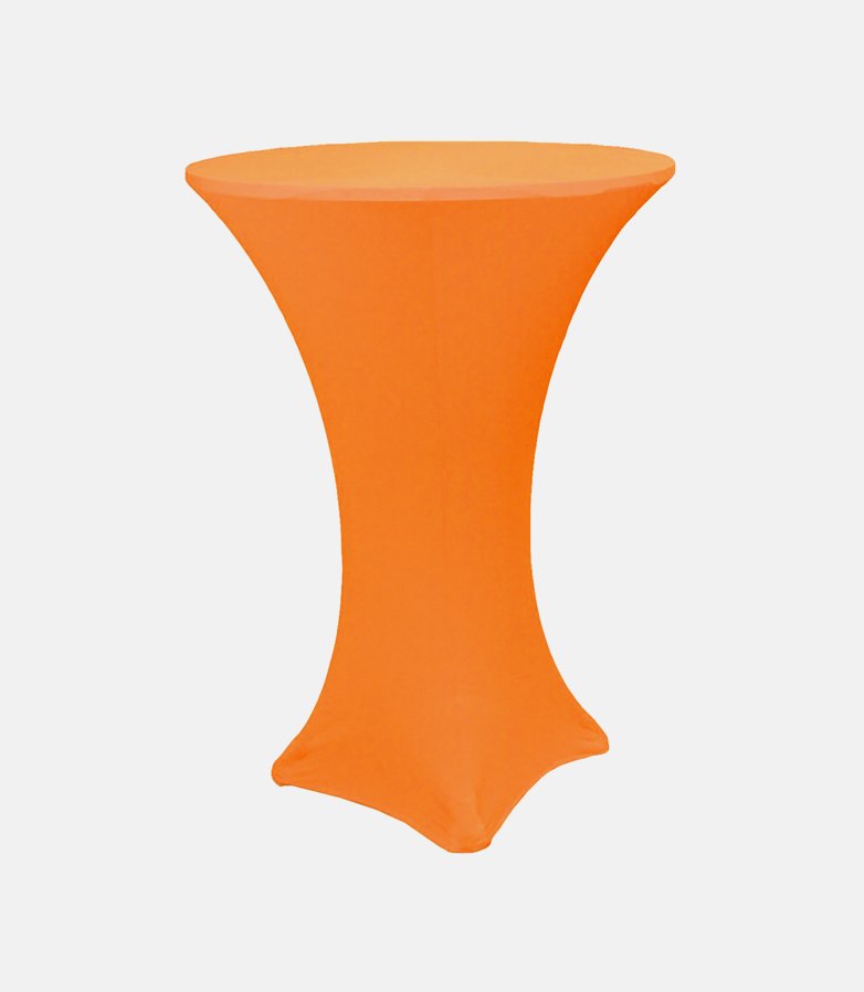 Housse mange debout Ø 80 cm lycra orange