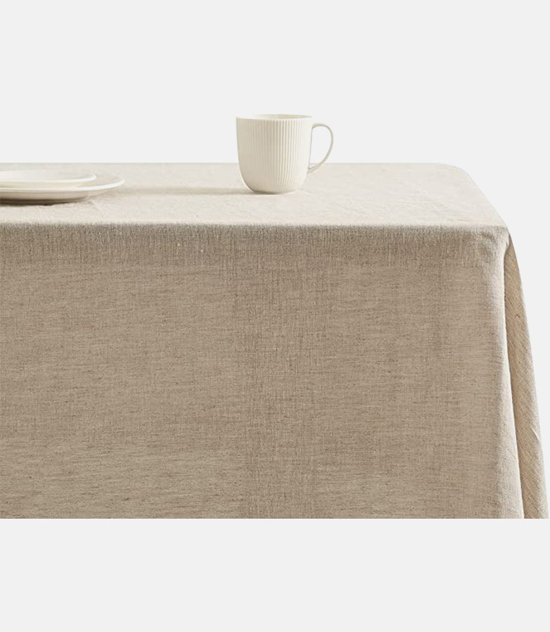 Nappe lin naturel 210 x 210 cm