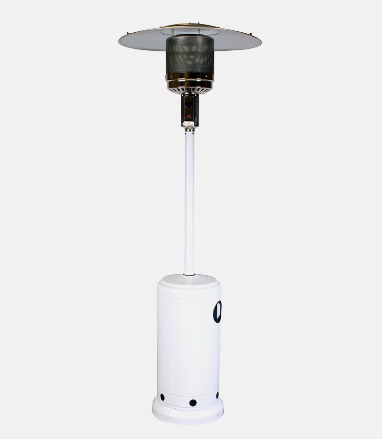 Chauffage parasol blanc gaz