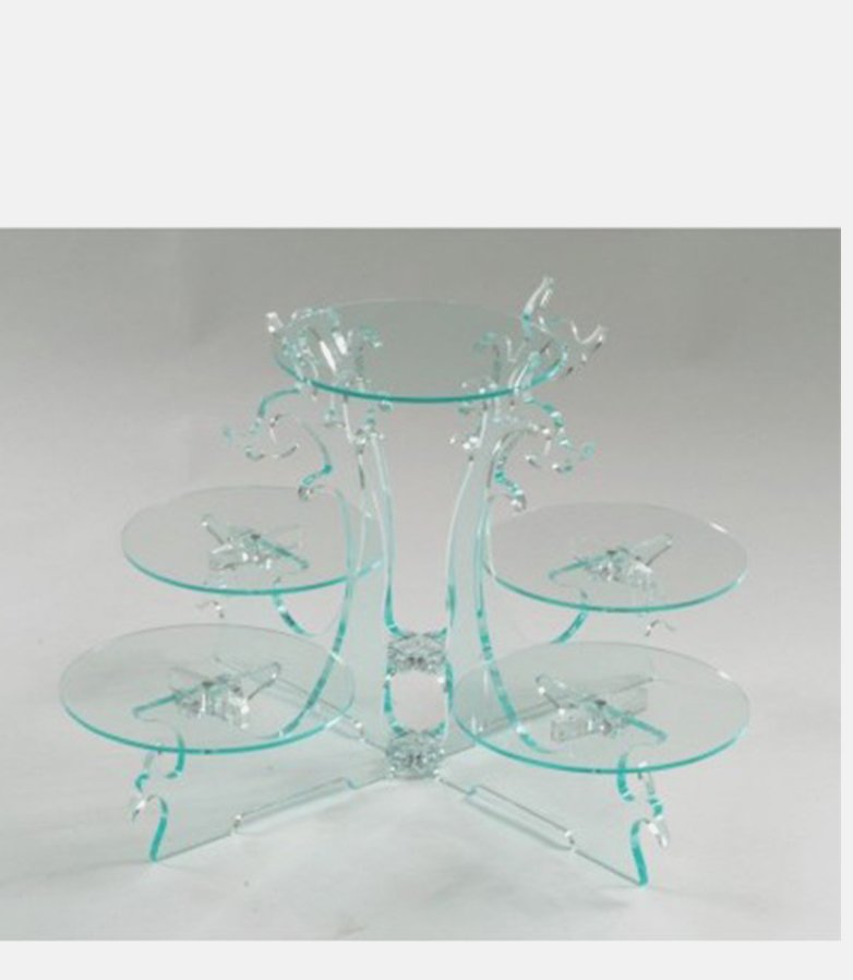 Presentoir cristal 5 plateaux