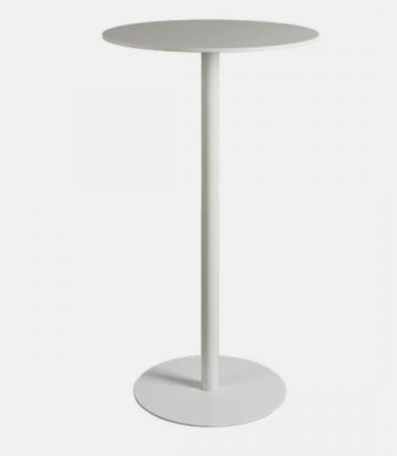 Table mange-debout pied droit Ø 60 cm