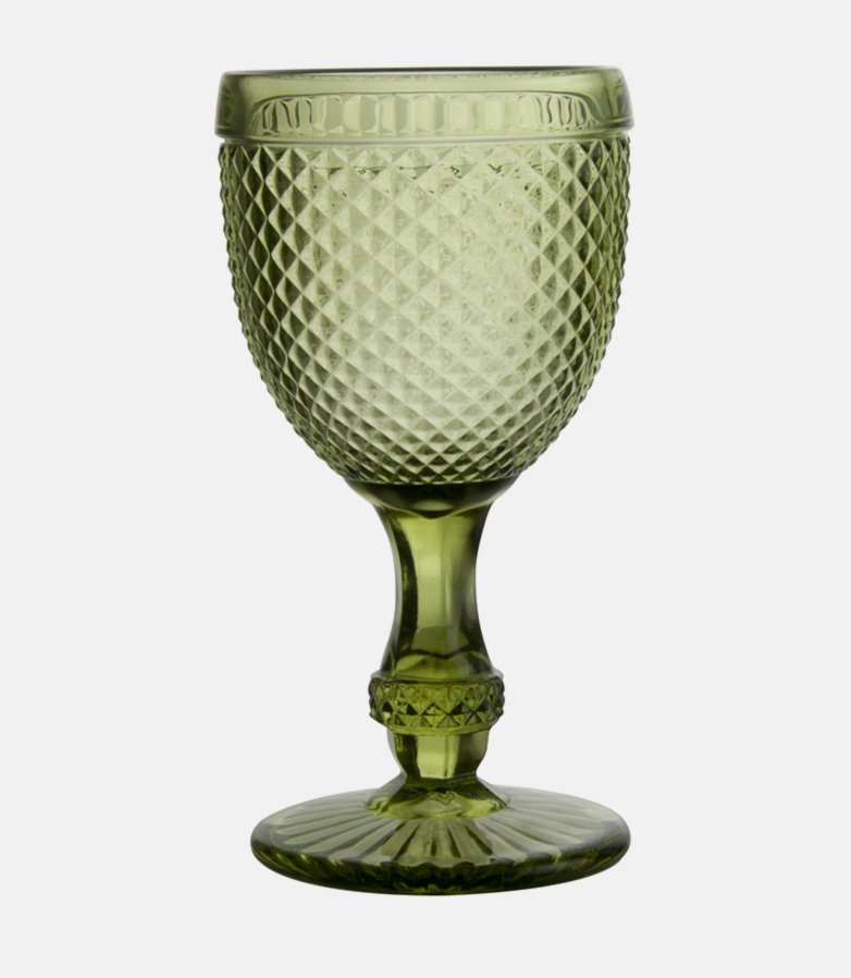 Verre à pied Romantique vert 25 cl (par 25)