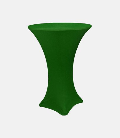 Housse mange debout Ø 80 cm lycra verte