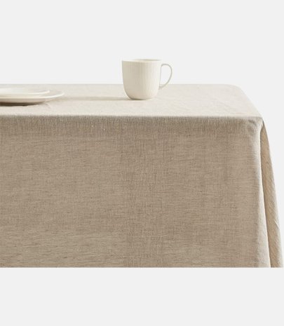 Nappe lin naturel 240 x 240 cm