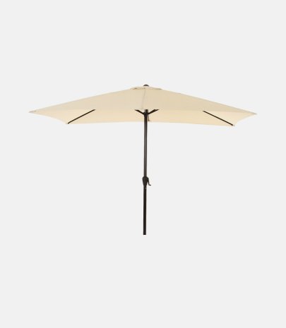 Parasol rectangle 2 x 3 m blanc ecru Hélios