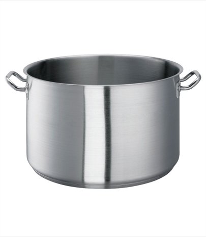 Sautoir inox anses Ø 50 cm H 17 cm