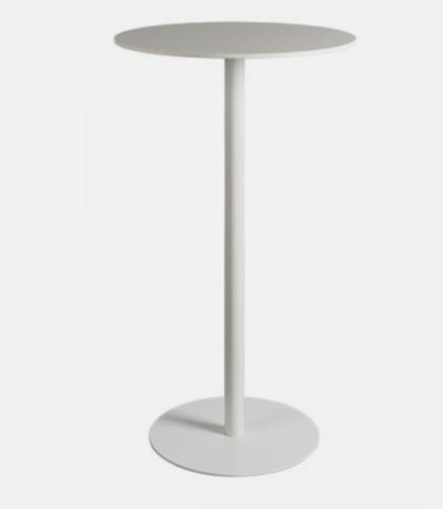 Table mange-debout pied droit Ø 60 cm